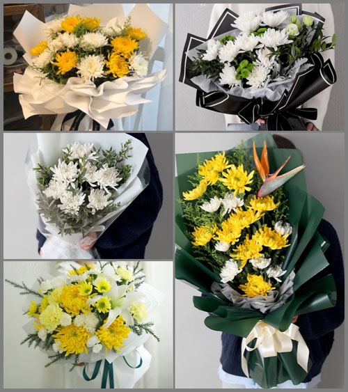 广东东莞市横沥镇半仙山村白事花束代送
